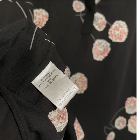 ANTHROPOLOGIE: Daniel Rainn Koda Split Neck Blouse (NWOT) - Picture 4 of 6